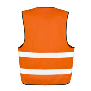 Hi-vis Vest orange back