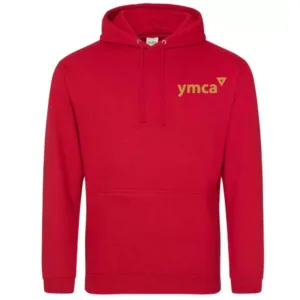 YMCA Carrick Staff Hoodie - Fire Red