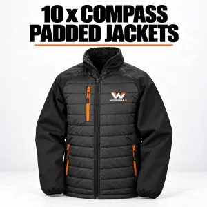 Workwear NI Compass Padded Jackets x 10